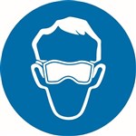 140x120mm  Self Adhesive  Packet of 4  Goggles Must be Worn