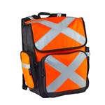 Caribee Pilbara 34L Safety Backpack Hi Vis OrangeBlack