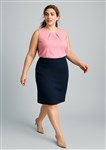 Biz Corporates Ladies Relaxed Fit Lined Cool Stretch Skirt