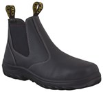 Oliver Non Safety Boot Elastic Sided Black