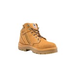 Steel Blue Parkes Zip Side Lace up Boot