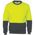 DNC Sloppy Joe Crew Neck Polyester Cotton 2 Tone