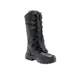 Steel Blue Telfer Mining Boot 350mm Lace up Zip System Metatarsul Guard and Bump Cap Black