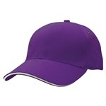 Sandwich Peak Cap Heavy Brushed Cotton