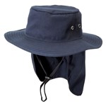 Legend Sunmaster Wide brim Cotton Drill Hat with Flap