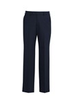 Biz Corporates Mens Comfort Adjustable Wool Flat Front Pant
