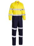Bisley Taped HiVis Drill Coverall