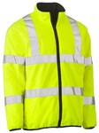 Bisley Hi Vis Reversible Puffer Jacket with Reflective Tape