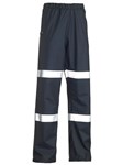 Bisley Stretch Rain Pants Reflective Tape Navy