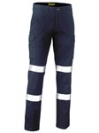 Bisley Stretch Cotton Drill Cargo Pants with Biomotion Stretch Reflective Tape