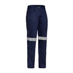 Bisley Ladies Industrial Taped Engineered Cargo Pant Navy