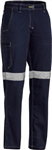 Bisley Ladies Cool Vented Light Weight Work Pant with Reflective Tape