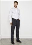 Biz Collection Mens Classic pleat front Pants 65 polyester 35 viscose