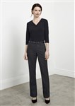 Biz Collection Ladies Classic Flat Front Pant 65 polyester 35 viscose