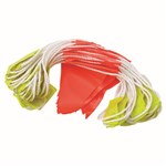 ProChoice DayNight Bunting Fluro Orange PVC Triangle Flags 30 Metre Length 45 Flags 44 Reflective Tabs