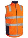 Bisley Fleece Hi Vis Soft shell Brushed Fleece Lined Vest with Reflective Tape