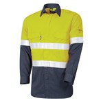 BOOL Parvotex Inherent Fire Retardant LS Shirt with Loxy FR Reflective Tape Nylon Stud Closure Rated to PPE 2  86 calcm2