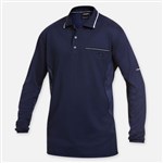 King Gee Workcool Polo Shirt Long Sleeve Navy