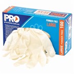 ProChoice Disposable Latex Powder Free Glove Clear  100 Pieces Per Box