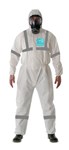 AlphaTec Microgard 2000 Disposable Overall Liquid  Particle Protection White with Reflective Tape
