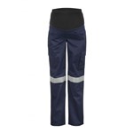 Work Craft Maternity Ladies Maternity Cargo Pant with Reflective Tape