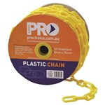 Safefy Chain Yellow 8mm x 25metre Roll