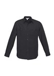 Biz Collection Mens Bondi Shirt RollUp Long Sleeve 65 Polyester 35 Cotton Poplin