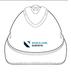 ProChoice Vented Type 1 Hard Hat White Including Road  Civil Printed on Front 2 Colour
