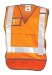 Maxcool Railway Vest with flowthrough Venting X Back Reflective Tape