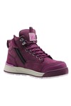 Hard Yakka 3056 Ladies Lace Up Zip Sided Boot Shiraz
