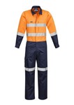 Syzmik Mens Lightweight Cotton Drill Overalls with Reflective Tape