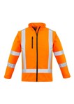Syzmik Ladies Hi Vis NSW Rail 2 In 1 Softshell Jacket Reflective Tape Orange