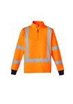 Syzmik Unisex 12 Zip Fleece Jumper with X Pattern Rail Reflective Tape
